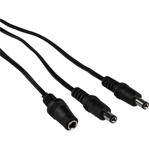 Main product image for 1 ft. 2.1 x 5.5mm Power Y Cable 1 Female to 2 Ma 090-1007